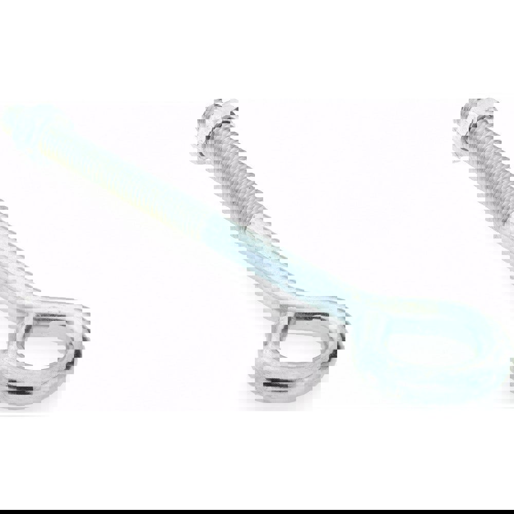 3/8-16, Zinc-Plated Finish, Steel Wire Turned Open Eye Bolt